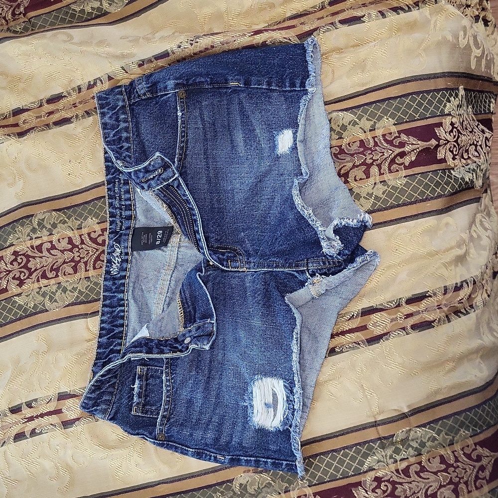 Mossimo denim highrise short shorts